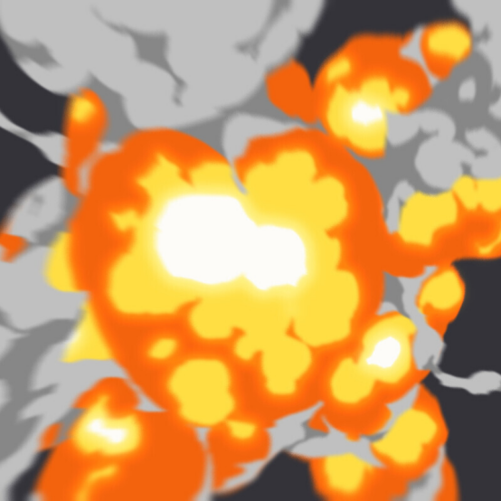 2D特效作画-explode
