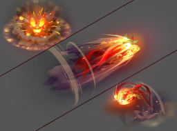 震撼祥云烟花爆炸
