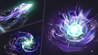 炫酷魔法科技子弹爆炸