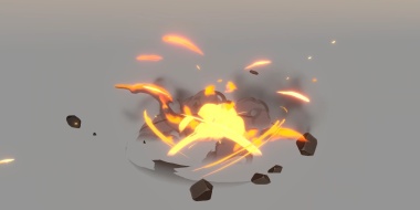 爆炸烟雾特效100013