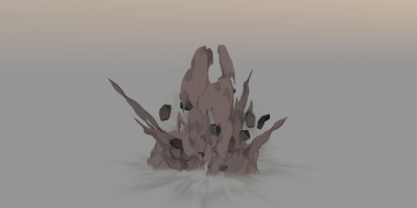 爆炸烟雾特效100023