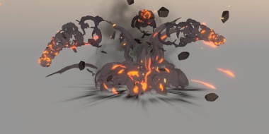 爆炸烟雾特效100052