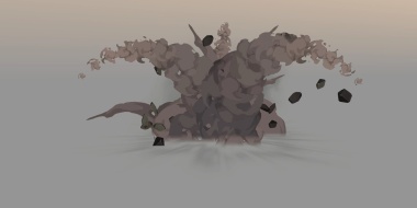 爆炸烟雾特效100055
