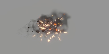 爆炸烟雾特效