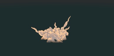 爆炸烟气特效