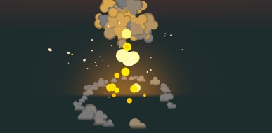 爆炸烟雾特效