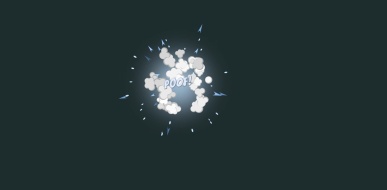 字符爆炸特效