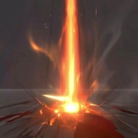 爆炸光柱特效