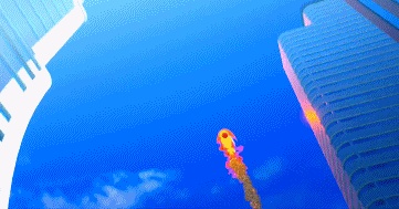 下落爆炸特效