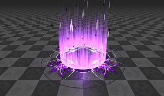 魔法阵粒子光芒特效090044