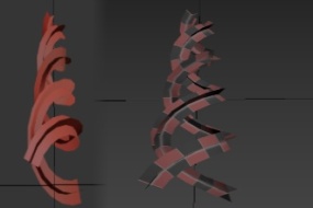 蓄力线条模型10270035