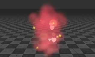 烟气闪光爱心特效3000042