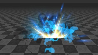 闪电下劈爆炸特效3000575