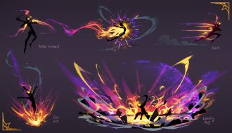 法术攻击设计稿