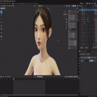Blender阿米权重绘制