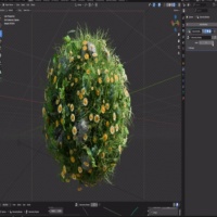 Blender几何节点自然地形散布