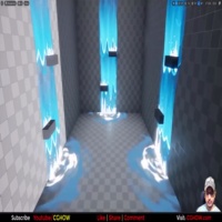 UE 风格化瀑布特效